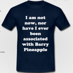 I am Bobby Pineapple not Barry